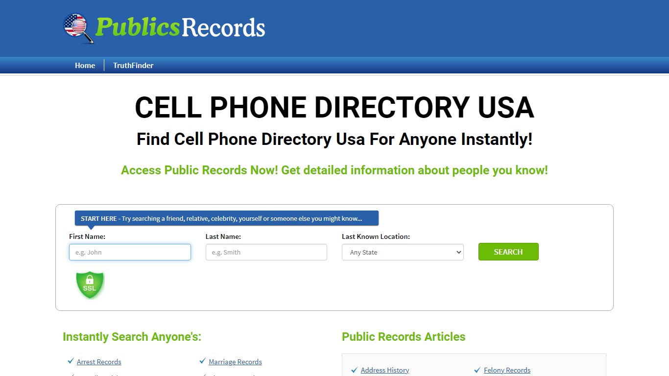 Find Cell Phone Directory Usa For Anyone Instantly!